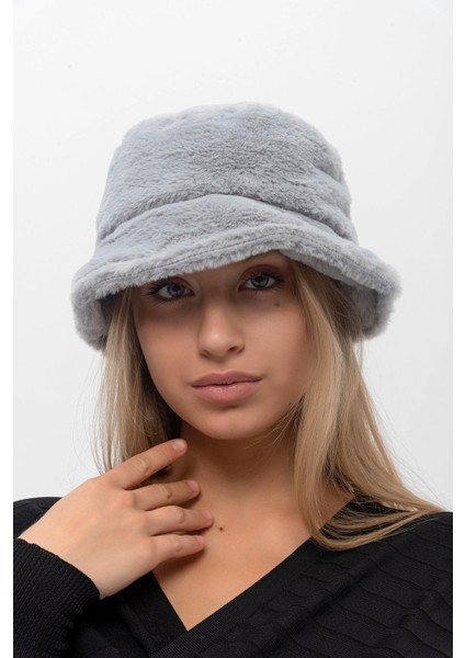 Peluş Bucket Şapka