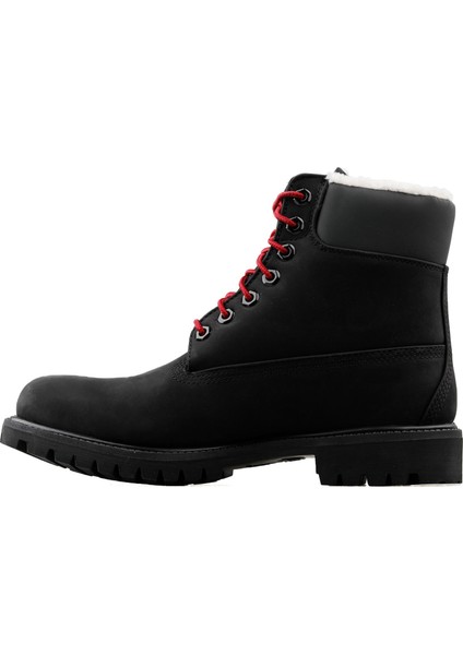 6 In Premium Fur Warm Lined Boot Erkek Günlük Bot TB0A2EDY0011 Siyah