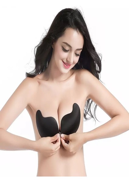 Straplez Askısız Dikleştirici Yapışkanlı Sütyen