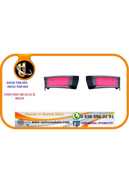 Stop Cıvıc Hb.16-21 Iç Lh
