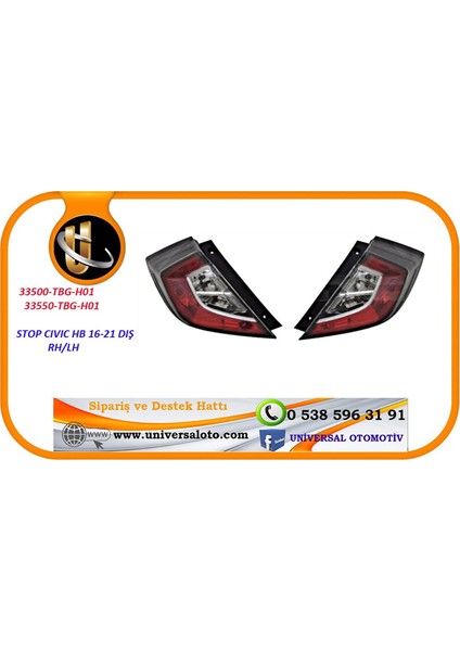 Stop Cıvıc Hb.16-21 Dış Rh