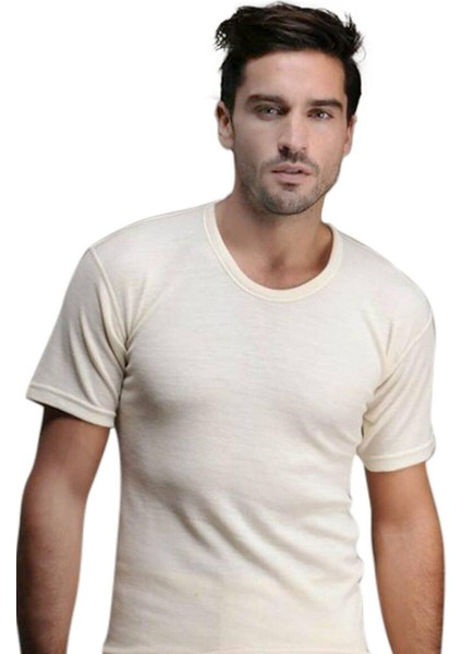 Erkek Yün Kısa Kollu Fanila Tayt Içlik Set 100 - 101- 1 Set modelleri