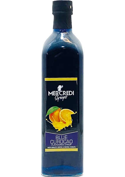 Blue Curcaou Turunç Kahve ve Kokteyl Şurubu 750 ml