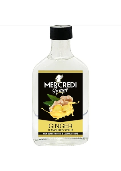 Ginger Zencefil Kahve ve Kokteyl Şurubu 200 ml