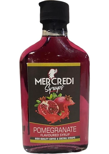 Pomegranate Nar Kahve ve Kokteyl Şurubu 200 ml