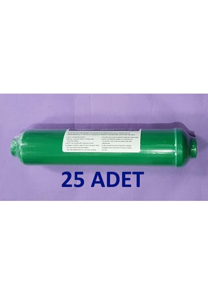 Toptan Filtre 25 Adet Alkali Su Arıtma