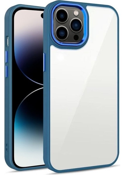 Iphone 14 Pro Kılıf Lucca Epr Bumber Şeffaf + Ekran Koruyucu Nano