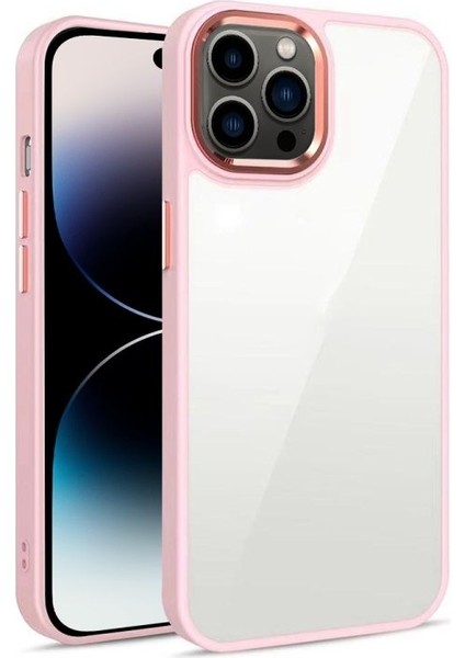 Iphone 14 Pro Kılıf Lucca Epr Bumber Şeffaf + Ekran Koruyucu Nano