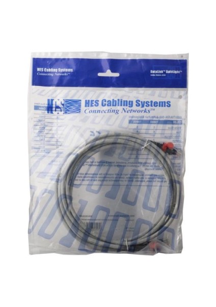 T06-00420-05 Hcs 4X2X24 Utp Cat6 Lsoh Patch Cord Gri 0,5m