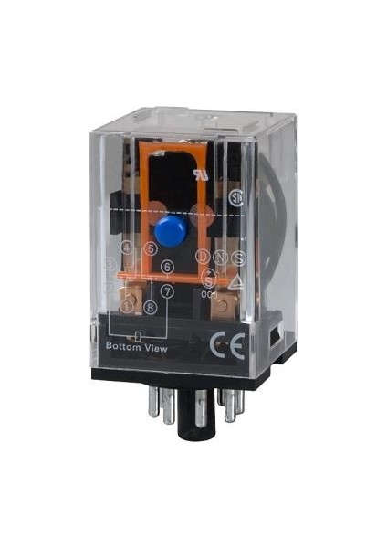 Röle 2 Kontak 8 Pin 10A Bobin:24VDC MRL-62007