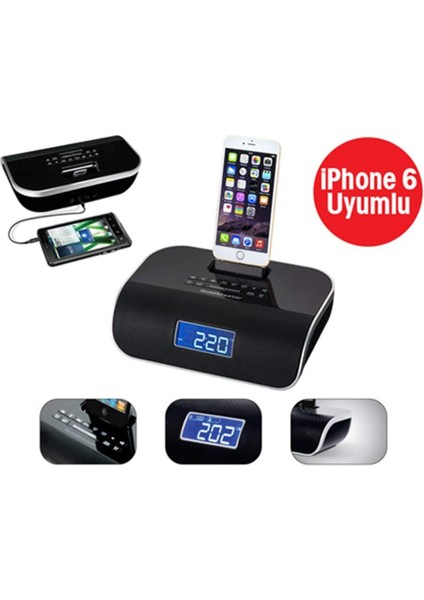 Goldmaster I-Sound Ipod Girişli Radyolu Hoparlör