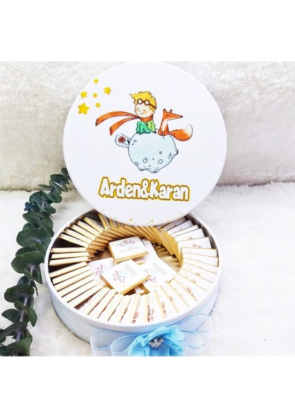 Küçük Prens Baskılı Bebek Çikolatası 50 Li