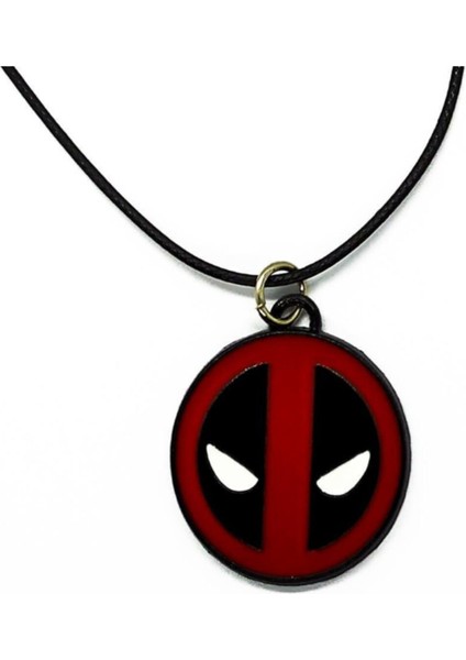 Deadpool Avengers Marvel Suni Deri Ipli Metal Kolye