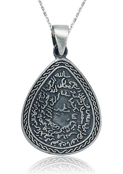 Gümüş Duası Damla Kolye fiyatları