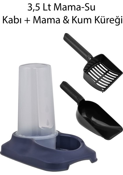 Mama ve Su Kabi Seti 1.5 Lt Mavi̇ + Kürek Seti indirimleri
