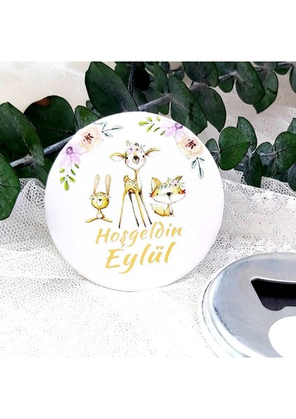 15 Adet Ceylan Ailesi Kız Bebek Açacak Magnet Lik