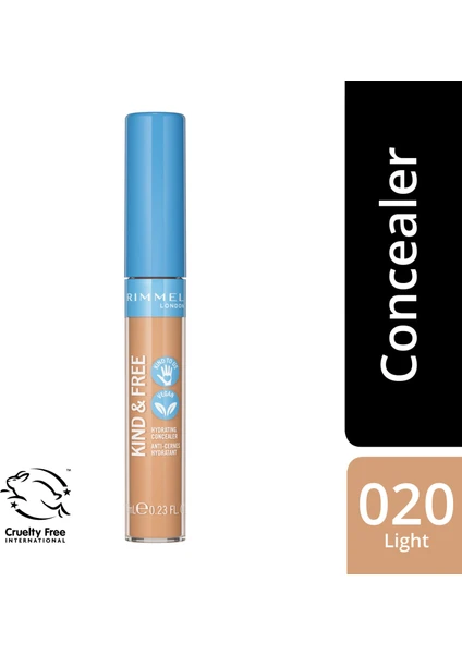 Rimmel London Kapatıcı Kind Free Concealer Light NO:020