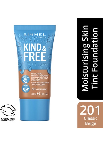 Fondöten Kind Free Foundation Clasic Beige NO:201