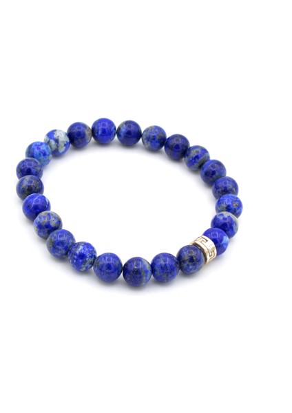 Doğal Lapis Lazuli Bileklik 1.kalite 002