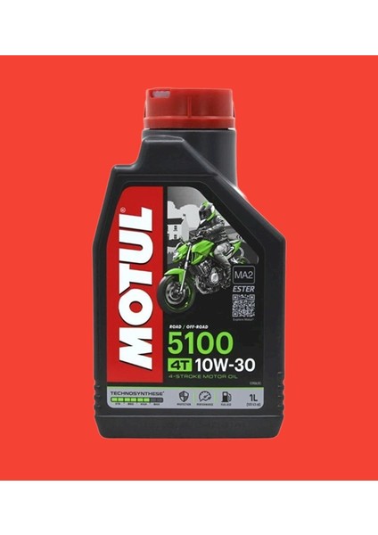 5100 10W30 4t Motosiklet Yağı 1 Litre