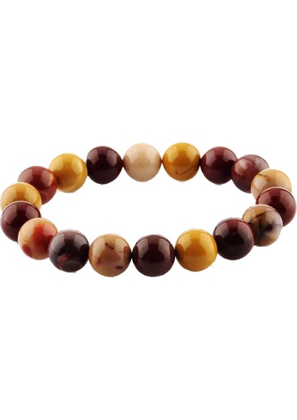 Hakiki Doğaltaş Jasper Taşı Unisex Bileklik