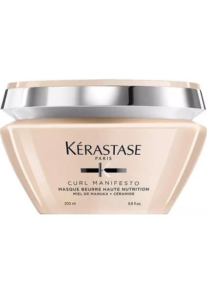 Curl Manifesto Masque Beurre Haute For Curly Hair Nutritive Mask 200 Ml