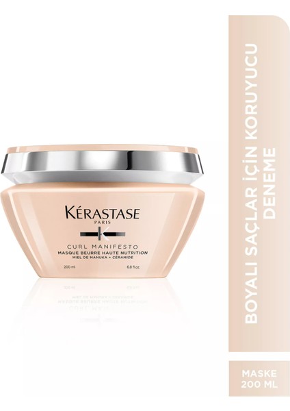 Curl Manifesto Masque Beurre Haute For Curly Hair Nutritive Mask 200 Ml