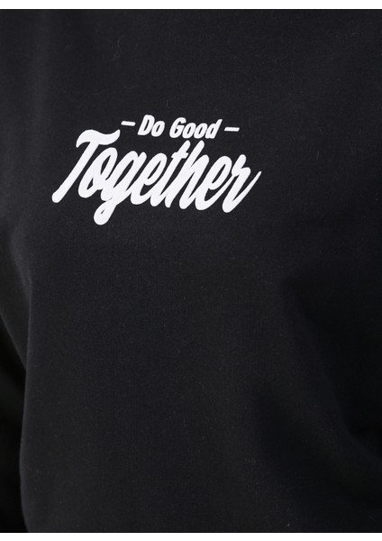 Baskılı Siyah Kadın Sweatshirt 22K0577K1 indirimleri