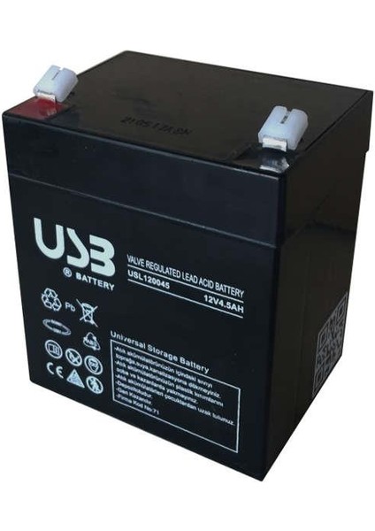 USL120045-2 12V 4 5AH Kuru Tip Akü