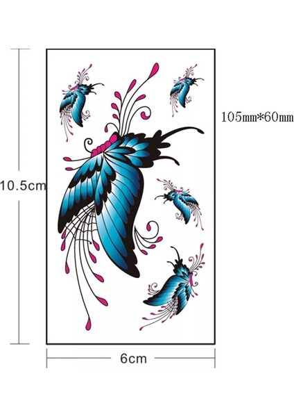 Tattoo Üç Boyutlu Dövme Geçici Dövme