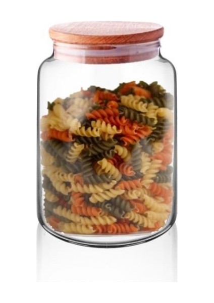 12 Adet Bambu Vakum Kapaklı Kavanoz 3 Boy 500-800-1300 ml fırsatları