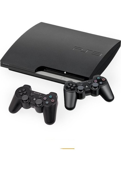 Playstation 3 Slim + 320GB + 2 Joistick +60-100 Güncel Oyun+1 Yıl Garanti 2002B-4004B