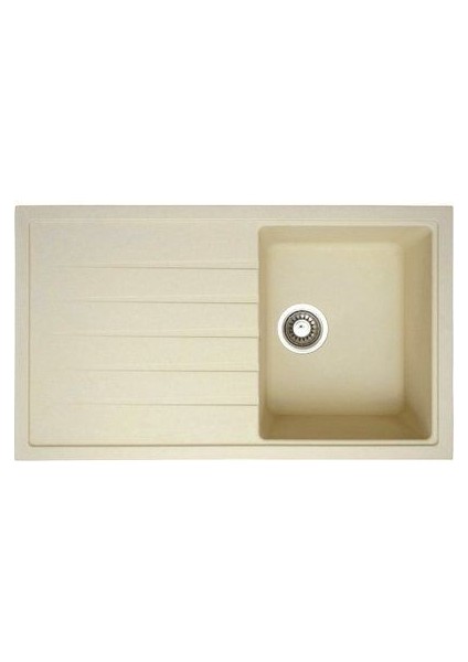 Vinox Bej Tek Göz Granit Evye 50X86 VX004