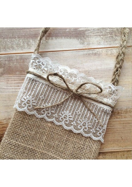 Jüt Çiçek Kız Çanta