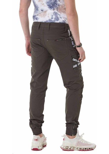 CD786 Kargo Cep Haki Pantolon