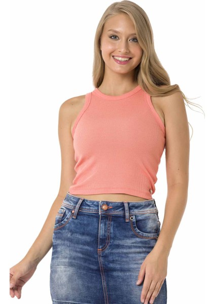 WU105 Basic Pembe Tank Top Atlet