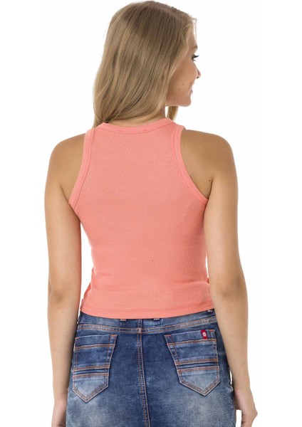 WU105 Basic Pembe Tank Top Atlet modelleri