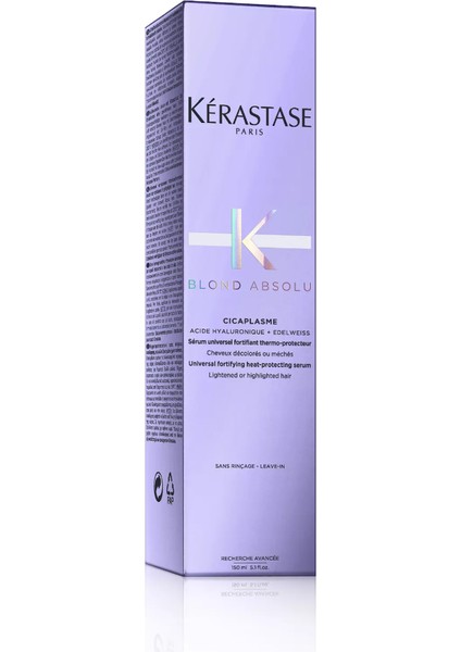 Blond Absolu Cicaplasme Açık Renkli Saçlar Için Isı Koruyucu Saç Bakım Serumu 150ML