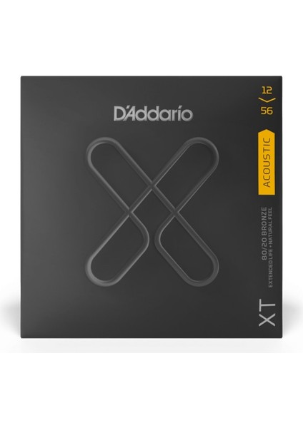 XTABR1256 Akustik Gitar Tel Seti, 80/20 Lıght/medıum