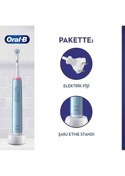 Pro 3 3000 Sensitive Clean Blue Şarjlı Diş Fırçası fiyatları