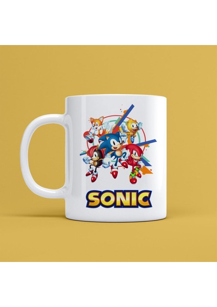 Sonic Tasarımlı Kupa Bardak Mr-07