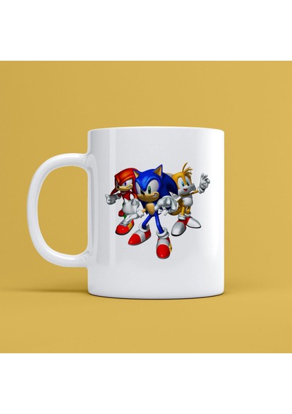 Sonic Tasarımlı Kupa Bardak Mr-15