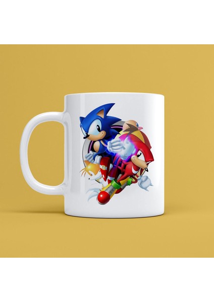 Sonic Tasarımlı Kupa Bardak Mr-17