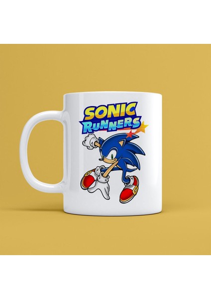 Sonic Tasarımlı Kupa Bardak Mr-20