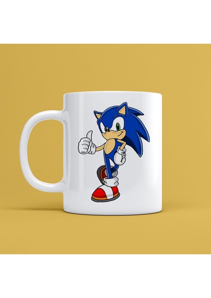 Sonic Tasarımlı Kupa Bardak Mr-23