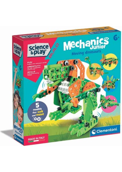 75061TR Hareketli Dinozorlar - Mechanics Junior, Mekanik Laboratuarı +6 Yaş