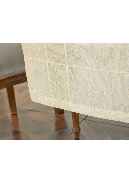 Lux Linen Look Polyester Runner 40 x 150 cm Bej