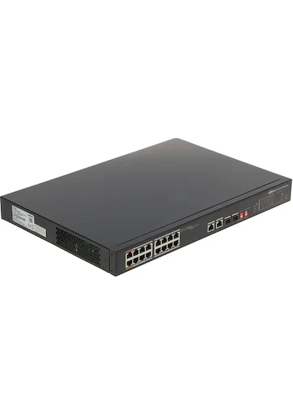 PFS3218-16ET-135 16 Port Poe 2 Port Sfp 2 Port Gbıt Uplink 10/100 Swıtch 135W