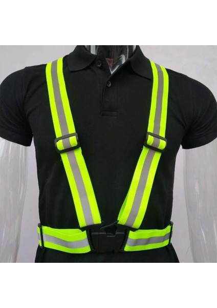 Yüksek Görünürlüklü Reflektörlü Ayarlanabilir Yeşil Motosiklet Yeleği Reflektörlü Yeni Yasaya Uygun fırsatları