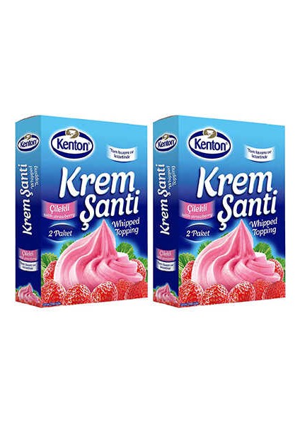 Krem Şanti Çilekli 2 x 150 gr